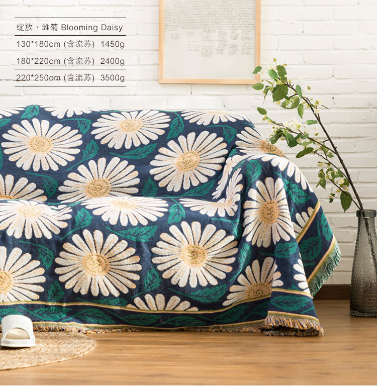 Đan vải gió dân tộc khăn vải Mỹ chăn bông đa chức năng chăn bụi che ghế sofa bìa khăn - Ghế đệm / đệm Sofa đệm ghế gỗ phòng khách đẹp