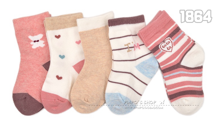 Vớ bé trai và bé gái Bianbi Guetta vớ cotton cho bé không có xương mùa thu và mùa đông Tất sinh viên 1-3-5-7-9 tuổi tất lưới cho bé