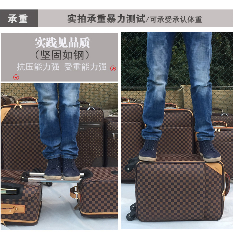 Bánh xe phổ thông túi khí nhỏ tiếp viên xe đẩy trường hợp nữ 16 inch nhẹ kéo nhỏ hộp nam 18 hộp hành lý du lịch - Va li vali cho bé