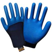 Xingyu A698 A688 excellent protection wear-resistant non-slip waterproof breathable latex semi-dip embossed labor protection gloves