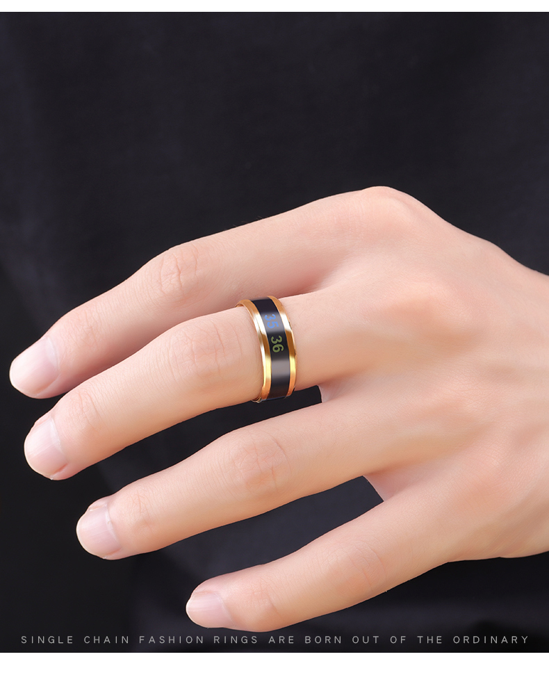 Bague homme en Acier au titane - Ref 3086342 Image 10