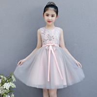 Cô gái đám cưới fluffy trẻ em sinh nhật váy công chúa váy hoa cô gái đàn piano chương trình trang phục 2018 mùa hè mới chân váy trẻ em 11 tuổi