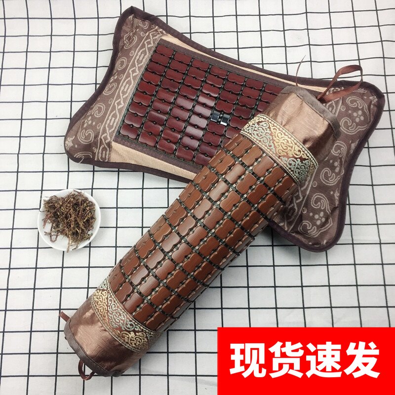 Cervical spine pillow special wealth package cervical spine physiological curvature straightening pillow correction cylindrical mat summer cool pillow