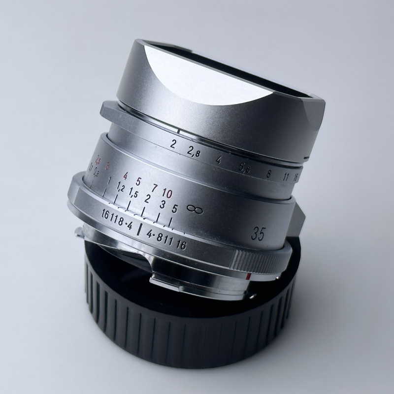 Fujinon Vm35/2 35/2.5 28/2Ii Lens Square Metal Lens Hood, Only the Hood, Not the Lens