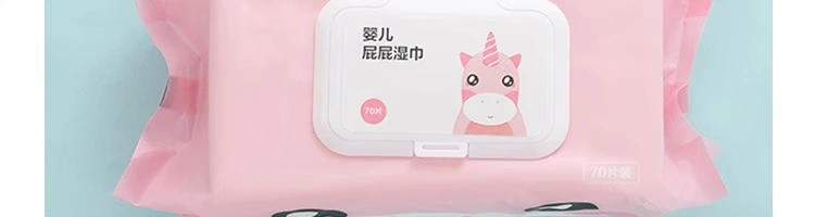 NetEase lựa chọn cẩn thận khăn lau mông cho trẻ sơ sinh, khăn ướt chuyên dụng cho trẻ nhỏ, 70 máy bơm, 12 gói, lợi ích gia đình - Khăn ướt