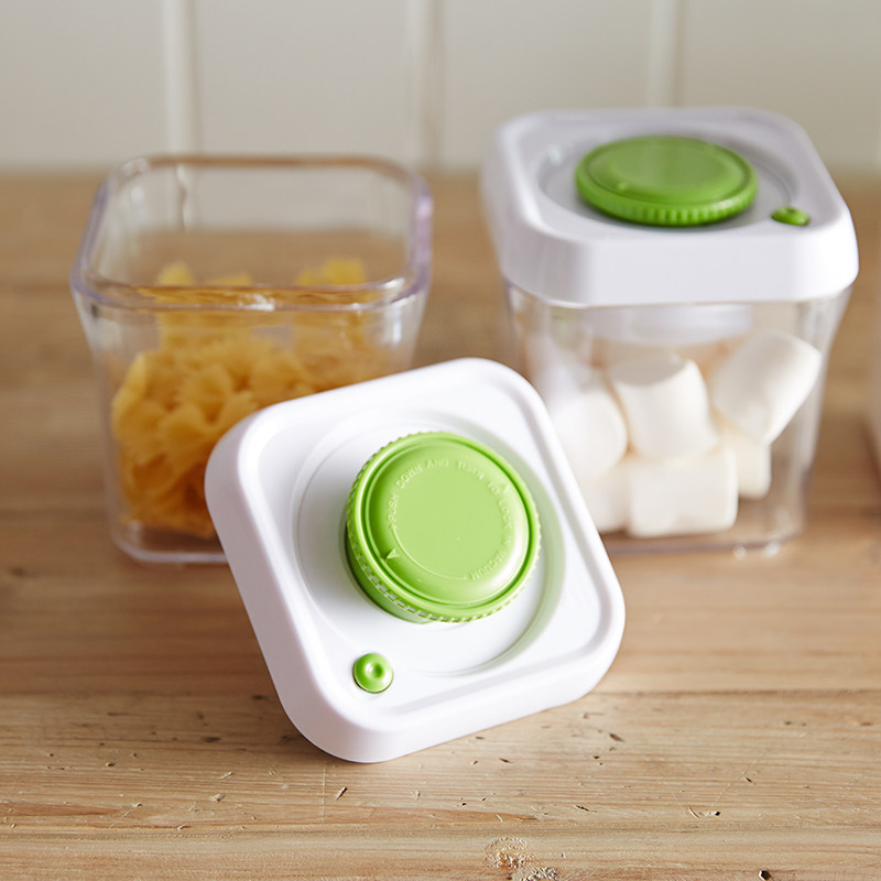 网易严选 按压式真空储物罐4件套 0.5L*2个+1L*2个 天猫优惠券折后¥49包邮(¥199-150)