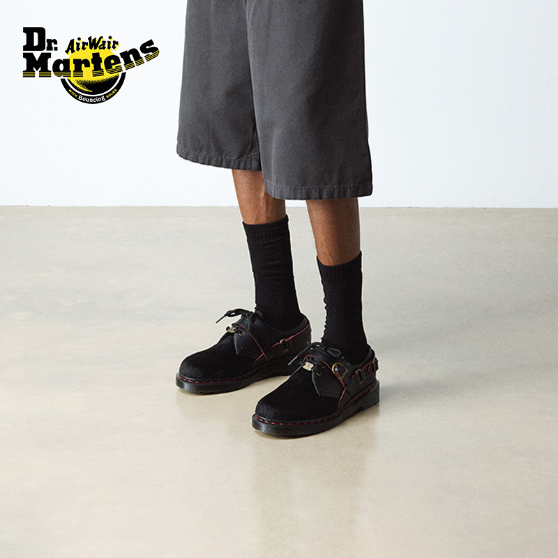 Dr.Martens 1461 Yoth Year of the Horse New Year Edition Men's and Women's Horsehair Patchwork Leather Shoes Dr.Martens 1461 Yoth Year of the Horse New Year Edition Men's and Women's Horsehair Patchwork Leather Shoes
