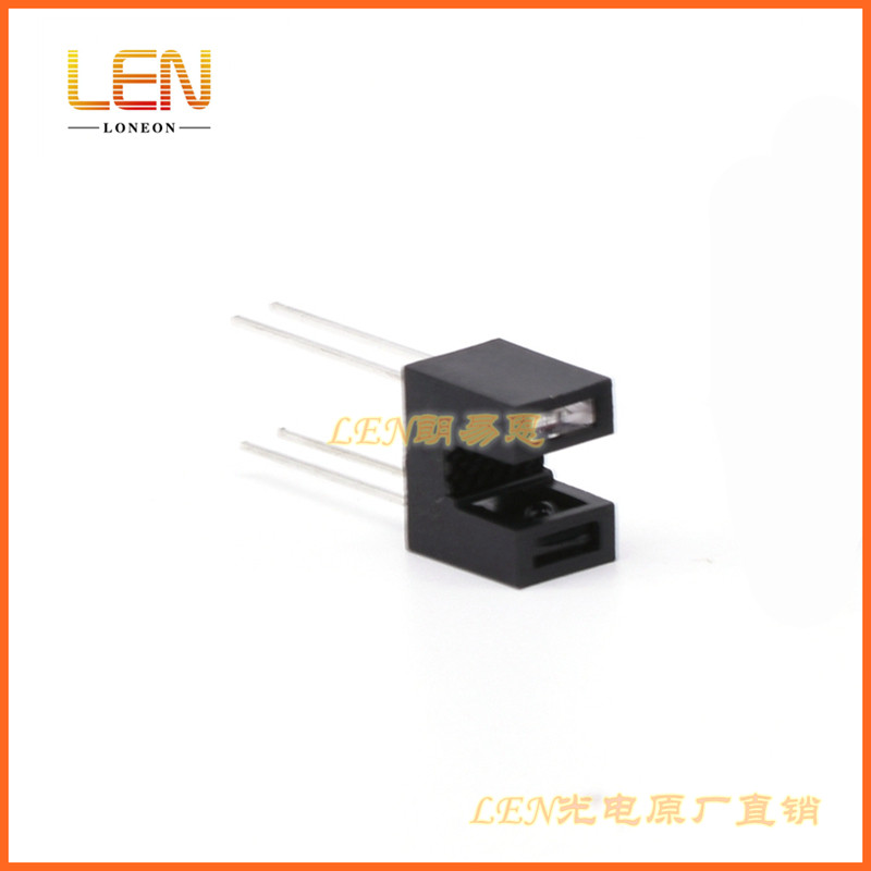 TFK19 DIP4光电传感器透射对射开关朗易恩LEN 槽型感应距离3mm