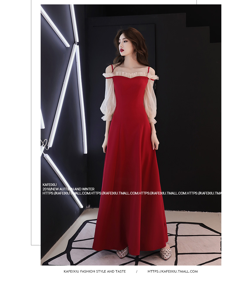 Robe du soir manche bouffante - Ref 3210089 Image 18