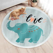 Round carpet swivel chair computer chair cushion hanging basket round floor mat childrens room bedroom cute cartoon bedside blanket home