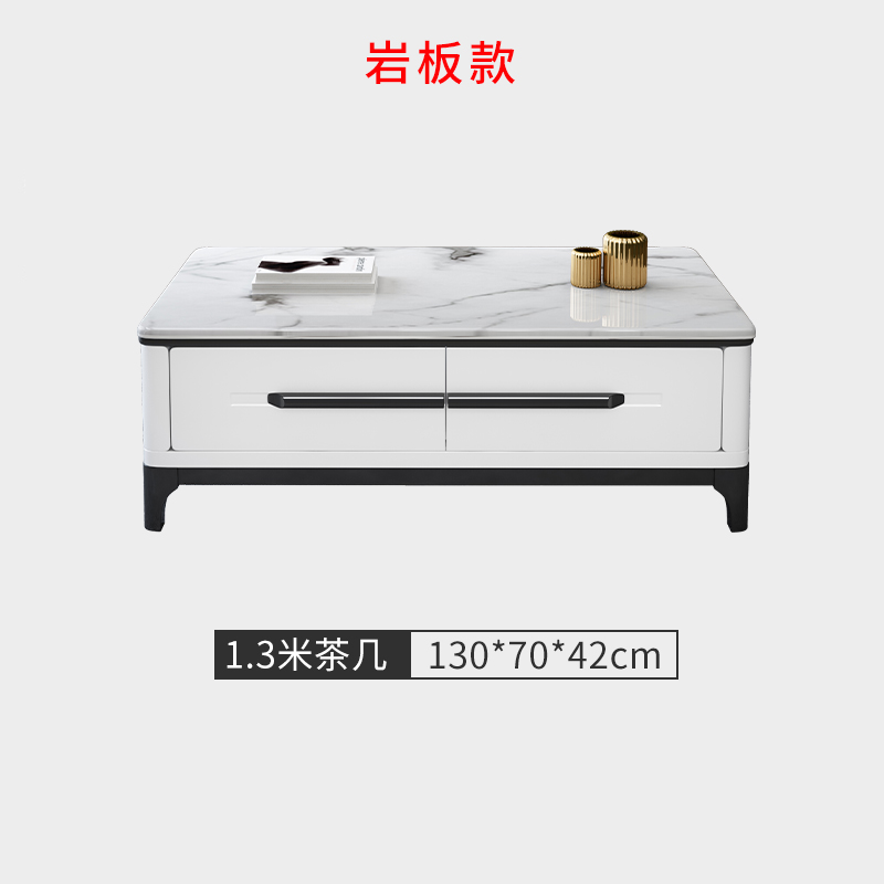 [USD 817.14] Marble TV tea group set up smallscale living room telescopic TV