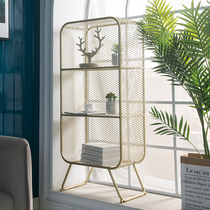 Zero Formaldehyde Iron Art Bookshelf Sub Ground Nordic Living Room Bedroom Floating Window Shelf Light Lavish Metal Containing Shelf Balcony