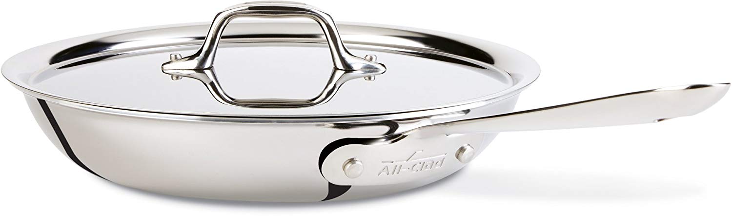 United States All-Clad D3 stainless steel frying pan frying pan 3 layer composite structure