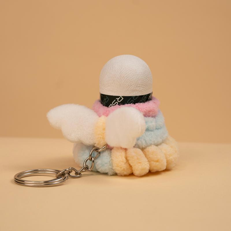 Lingyu Yue Badminton Pendant Finished Product Bag Charm Handmade Woven Badminton Gift Badminton DIY Pendant