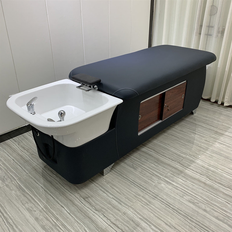 Thai shampoo bed Hair salon special full-lying shampoo bed Hair salon Massage beauty bed Hair steam shampoo bed