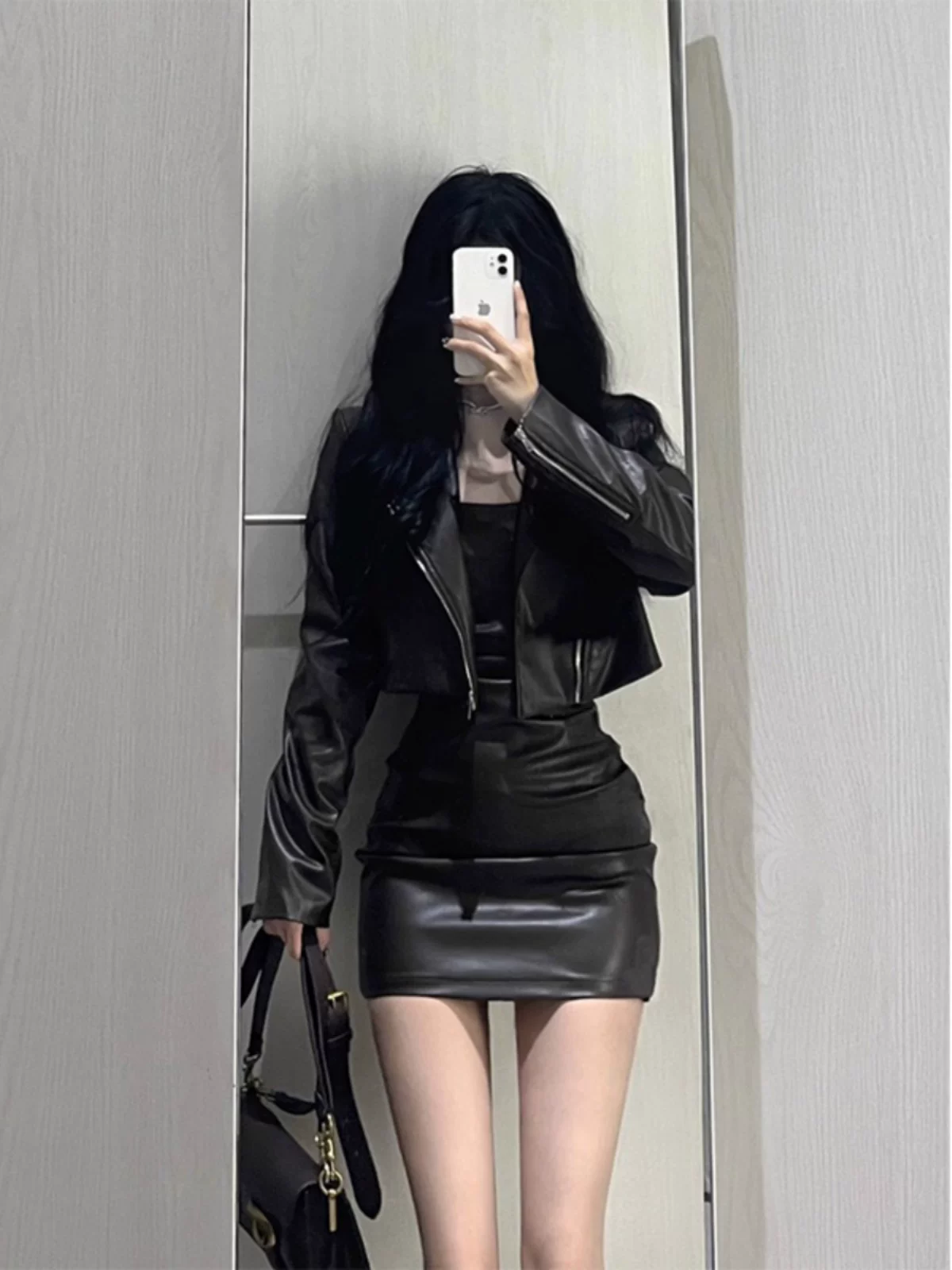 Sexy куртка, комплект, демисезонное милое slip-платье, акцент бедра
