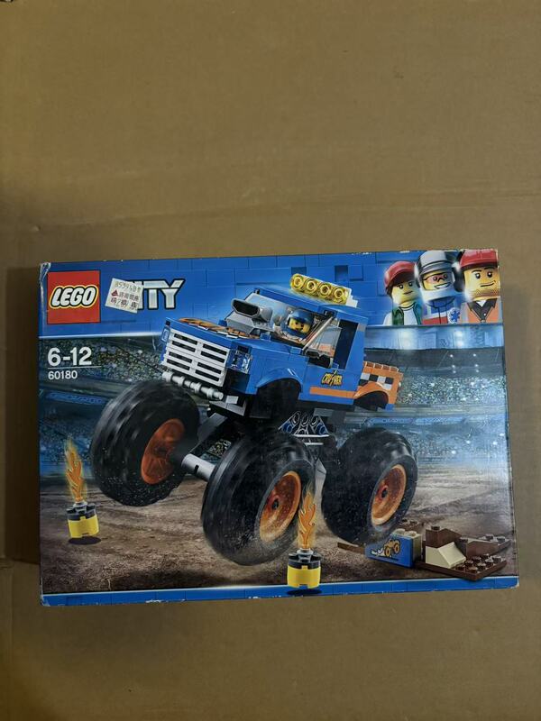 Lego Genuine Lego 60180 City Series Monster Truck Assembled Building Block Toy Gift for Kidsren Educational