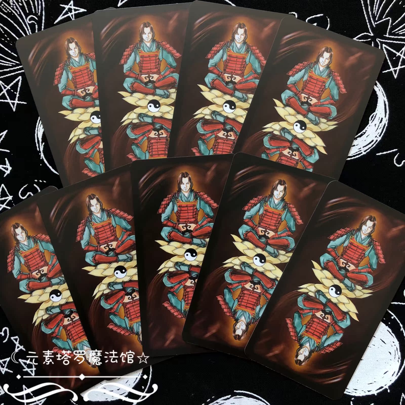 進口塔羅牌manga Tarot漫畫塔羅原裝英文日本風送牌袋
