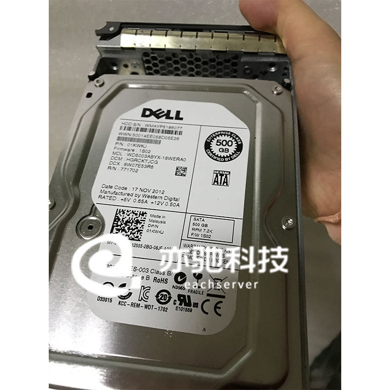 DELL Original WD5003ABYX 01KWKJ 1S02 500G SATA 3 5 Enterprise Hard Drive