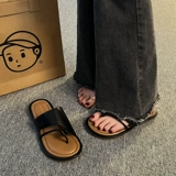 Тапочки, обувь, слайдеры, летние сандалии, французский стиль