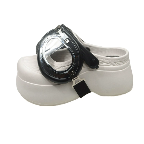 Модные брендовые высокие очки, летняя обувь на платформе, подходит для подростков, в стиле панк