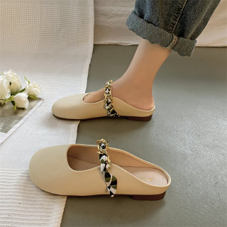 French retro British style small leather shoes for women 2024 spring new style pearl design women's niche Mary Jane single shoes