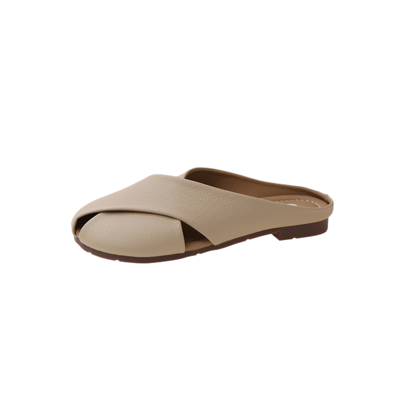 New Korean style comfortable soft-soled toe-cap slippers