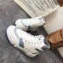 Giày nữ mùa thu 2018 mới thể thao giày cotton thông thường mùa đông cộng với giày nhung cao Phiên bản Hàn Quốc của học sinh đỏ hoang dã giay the thao co cao Giày cao gót