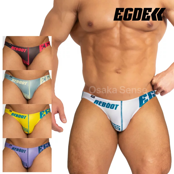 4037 In-Stock Genuine Egde Glossy Eye-Catching Avant-Garde Design Elastic Quick-Drying Soft Triangle Underwear Reboot