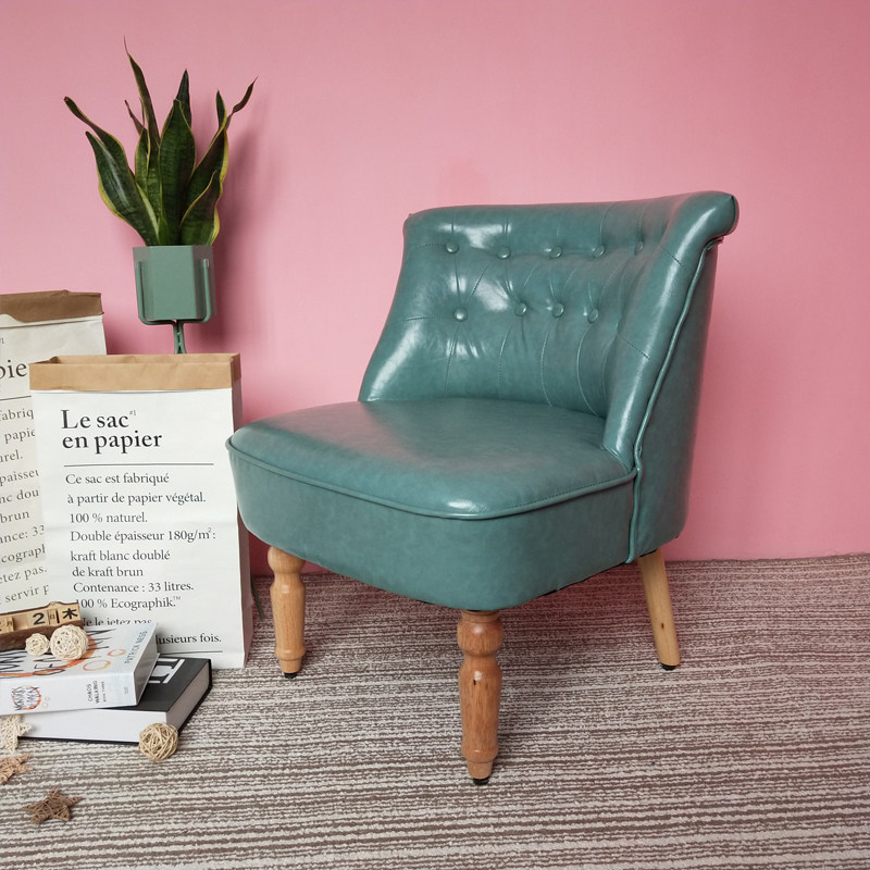 Nordic Single Sofa Designer Solid Wood Cortex Minima Coffee Hall Ins Sloth Sofa Chair Living Room Small Family