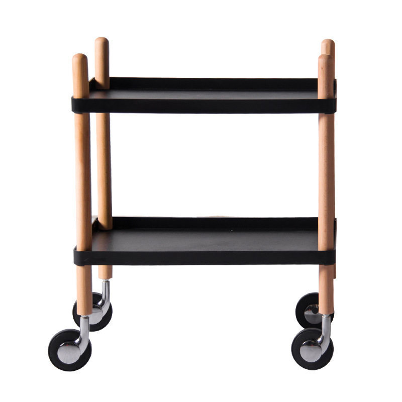 Danish trolley Nordic mini tea table corner few mobile dining table bedside shelf ins net red trolley