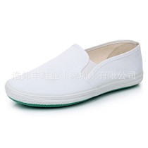 White sneakers for women black cloth shoes pure white canvas work shoes for men Dongjiang Xijiang Qingming white shoes