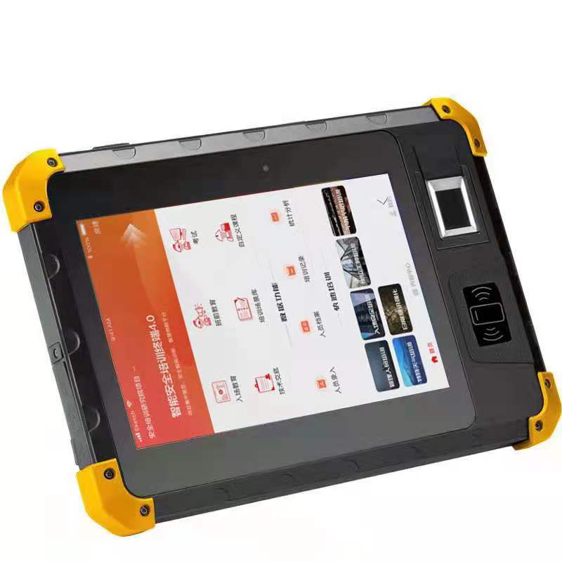 8-inch industrial tablet computer one-dimensional two-dimensional rfid ID card fingerprint identification person identification comparison handheld terminal PDA