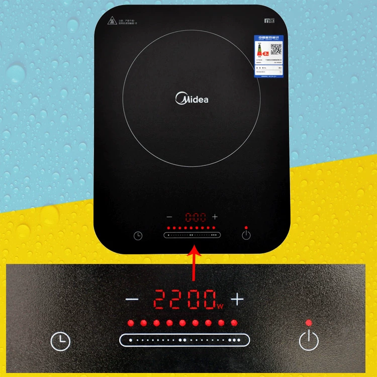 Midea Midea C22-WH2236 Bếp điện từ Lò gia dụng Pin thông minh Hengyun Lẩu nhỏ Mới - Bếp cảm ứng bếp từ đôi canzy