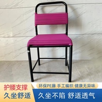 Cooling and breathable sewing machine chair long-term sitting and not tired stool garment factory employee chair factory simple backrest single chair