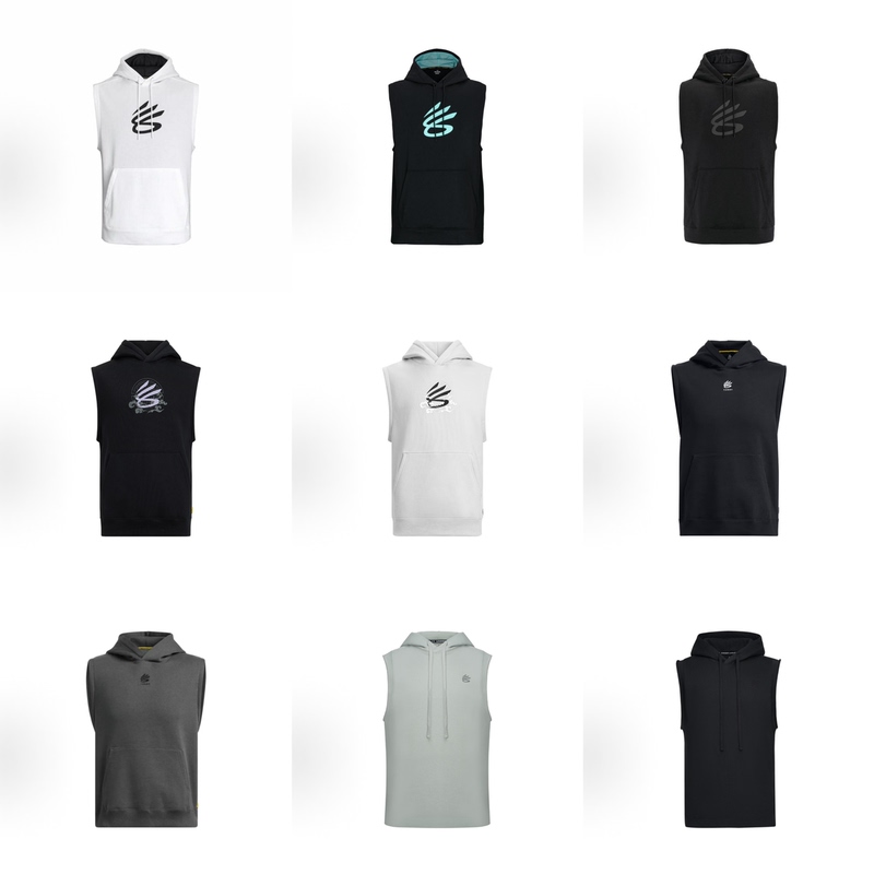 [Special Clearance] under Armour Ua Curry Basketball Sports Fitness Hooded Vest