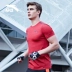 Anta sport ngắn tay nam ngắn T2018 hè mới tập thể dục thoáng khí chạy vòng cổ áo thun bó sát giản dị áo tank top Áo phông thể thao