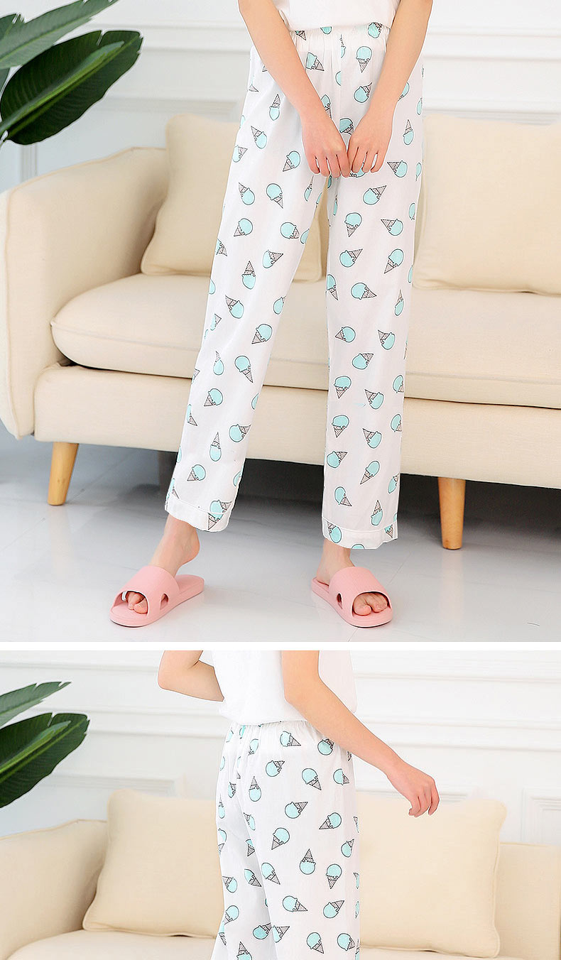 Quần ngủ nam cực quần cotton nữ quần nhà nam và nữ quần cotton cotton nam quần ngủ mỏng quần do lot nam dep