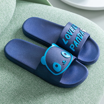 Cool slippers mens summer outwear indoor non-slip bathroom bath lovers Home Guys Outdoor Thick Bottom Lined