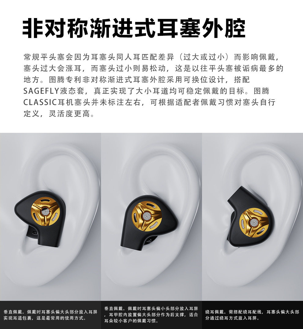 Проводные HiFi наушники pislo平头佬图腾classic动圈hifi发烧监听流行人声有线平头耳塞