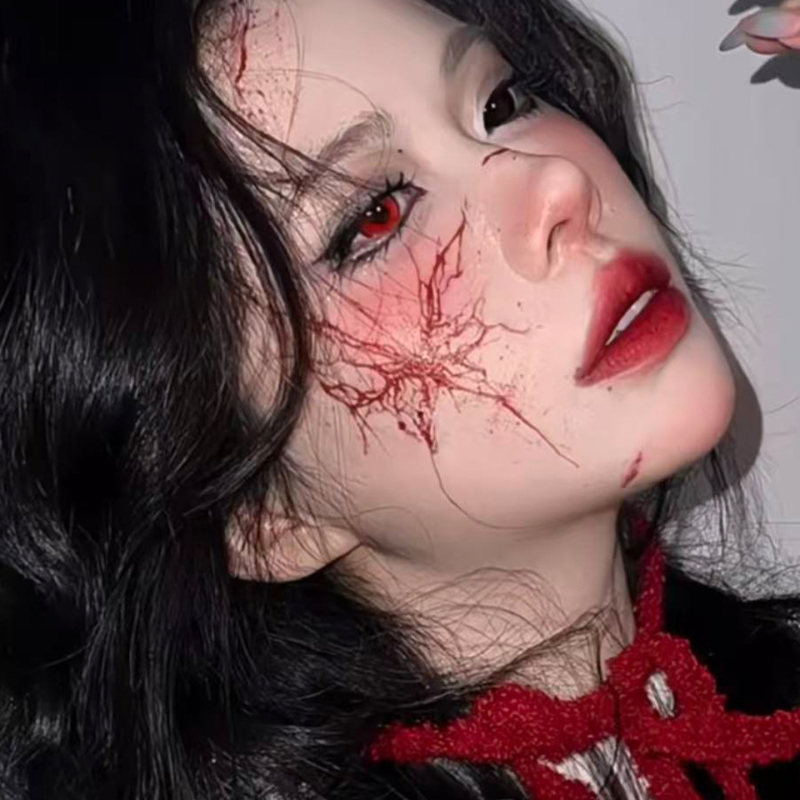 Npc Halloween Makeup Face Stickers Props Realistic Cosplay Haunted House Blood Butterfly Creative Tattoo Stickers Npc Halloween Makeup Face Stickers Props Realistic Cosplay Haunted House Blood Butterfly Creative Tattoo Stickers