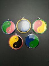 Китайская карта защиты от несчастий 新款双面太极吊坠