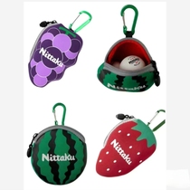 Nittaku table tennis box multi-ball ball bag storage bag portable small ball bag pendant