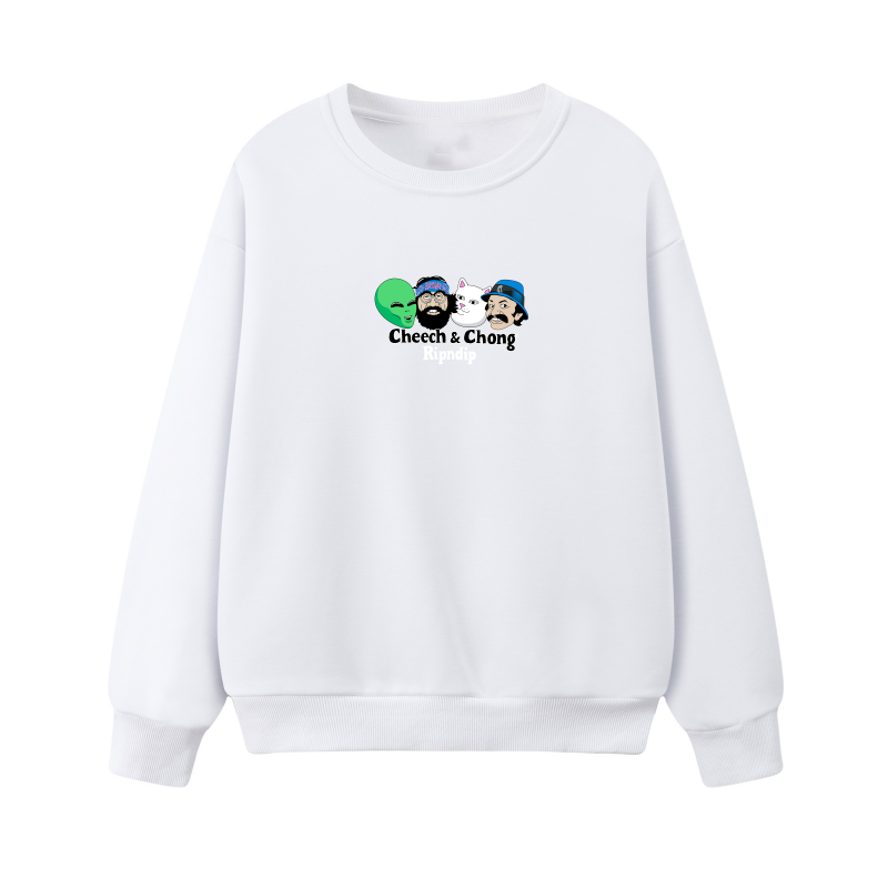 RIPNDIP Американский жест «средний палец» сука кот инопланетянин драма фильм дуэт муж и женщина в паре с капюшоном, толстовка на круглом вырезе из хлопка