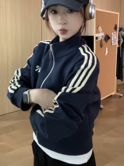 短款棒球服外套女新款2025爆款秋装韩系小个子休闲百搭夹克上衣