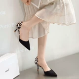 Сандалии, летняя обувь с заостренным носом, сексуальные туфли на высоком каблуке, 2024 года, яркий броский стиль, французский стиль