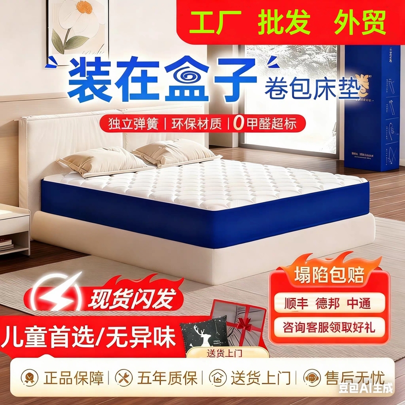 Simmons Mattress Latex Independent Spring Mattress Roll-Packed Compression Box Hotel Home Bedroom Soft Cushion 20cm Thick Simmons Mattress Latex Independent Spring Mattress Roll-Packed Compression Box Hotel Home Bedroom Soft Cushion 20cm Thick