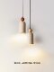 Wabi-Sabi Style Master Bedroom Bedside Chandelier, Mid-Century Style Living Room Background Wall, Guesthouse Restaurant Bar Counter Staircase Atmosphere Lighting Fixtures