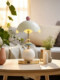 Cream-Style Designer Eggshell Ceramic Table Lamp Bedroom Bedside High-End Children's Room Atmosphere Gift Decorative Table Lamp