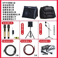 Беспроводной микрофон, колонки, сумка, 2 шт, подарок на день рождения